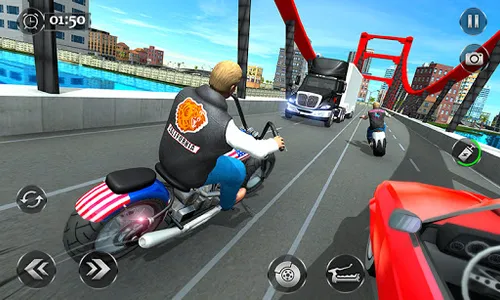 Gangster City Bike Racing Game screenshot 0