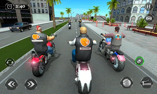 Gangster City Bike Racing Game screenshot 2