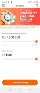 DanaMu Pinjaman Online - Hint screenshot 2
