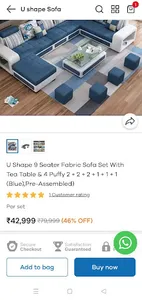 Sasta Furniture.com screenshot 3