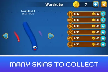 Worms Zone Snake Game io screenshot 2