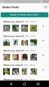 Stiker Perang Gambar Lucu WASt screenshot 2