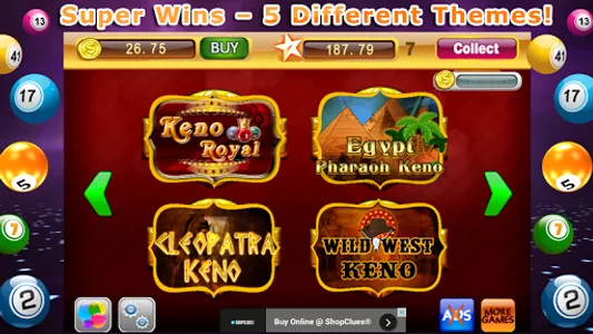 Lucky Keno- Casino Bonus Games screenshot 2