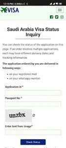 Saudi Arabia Visa Check screenshot 2