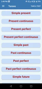 English Grammar course screenshot 1