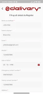 eDelivery screenshot 1