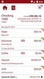 Savannah Bank NA Biz Mobile screenshot 4