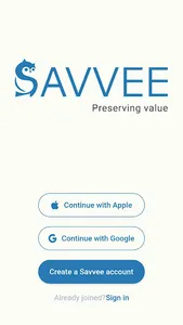 Savvee - preserving value screenshot 0