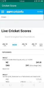 Live Score screenshot 1