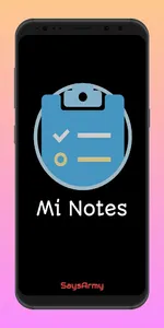 Mi Notes screenshot 0