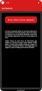 Sol Betinfo screenshot 2