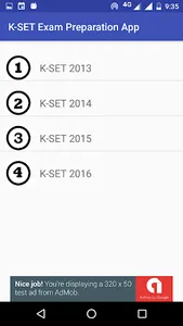 K-SET Exam Preparation App screenshot 1