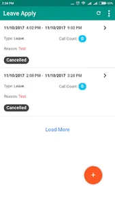 MKCE Leave Apply screenshot 1