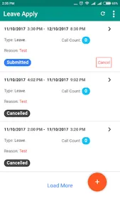 MKCE Leave Apply screenshot 4