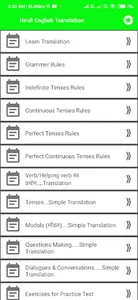 hindi english translation kre screenshot 2