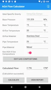SCADACore AGA Gas Flow Calcula screenshot 4