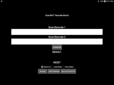 Barcode AB Match & Compare PRO screenshot 4