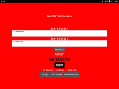 Barcode AB Match & Compare PRO screenshot 5