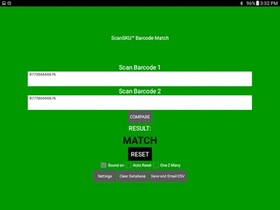 Barcode AB Match & Compare PRO screenshot 6