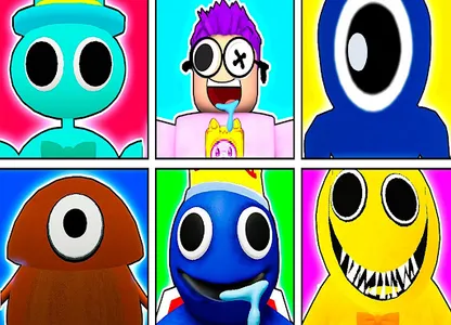 Scary Puzzle Rainbow Monster screenshot 1