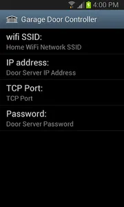 IOT Garage Door Opener screenshot 1