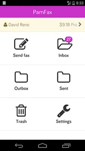 PamFax – Send and receive faxe screenshot 0