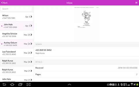 PamFax – Send and receive faxe screenshot 11
