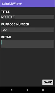 Schedule Winner screenshot 2