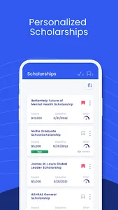 Scholly: College Scholarships screenshot 2