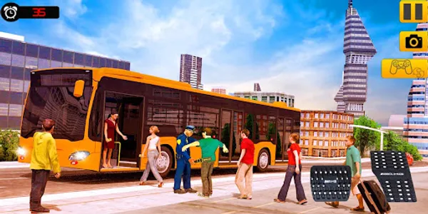 School Bus Driving：Bus Game screenshot 1