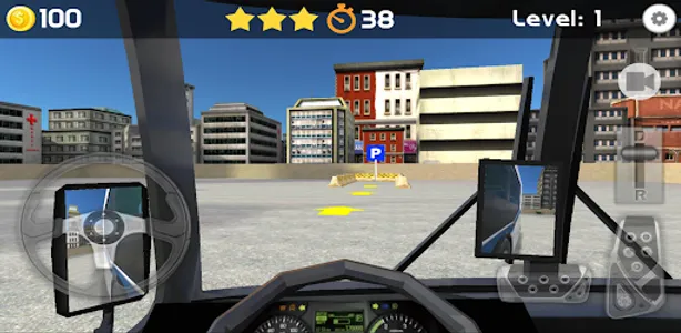 School City Bus Parking 3D screenshot 0