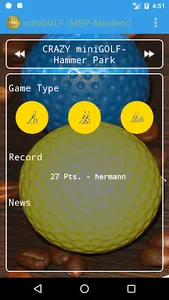 Scorecard MiniGolf MGP-Masters screenshot 0