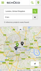 Schüco reference project App screenshot 4
