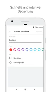MarkOne - Schulnoten, Notendur screenshot 2