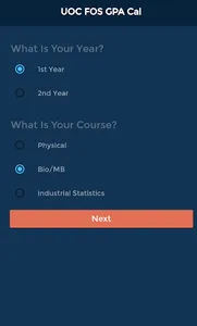 GPA Calculator - UOC FOS screenshot 0