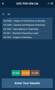 GPA Calculator - UOC FOS screenshot 2