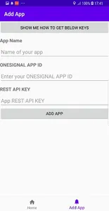 OneSignal Notification Sender  screenshot 0