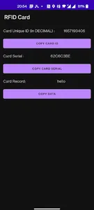 RFID Card ID and Data Reader screenshot 1