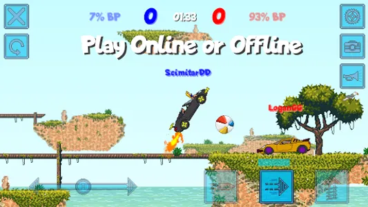 Pixel Boost League - 2D Rocket screenshot 0