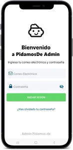 Pidamos.de Admin screenshot 1