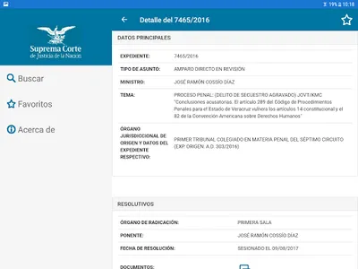 Consulta de Expedientes screenshot 13