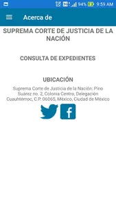 Consulta de Expedientes screenshot 2