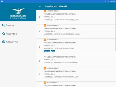 Consulta de Expedientes screenshot 20