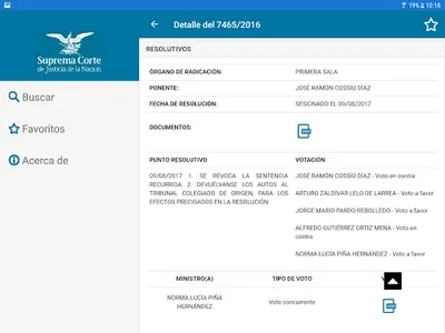 Consulta de Expedientes screenshot 22