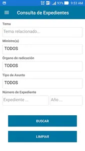 Consulta de Expedientes screenshot 3