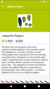 Scoville Pepper Scale screenshot 2