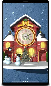 Christmas Animated Clock 3D screenshot 12