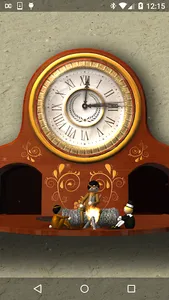 Thanksgiving Animated Clock 3D screenshot 3