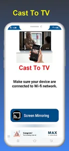 Cast TV - Screen Mirroring screenshot 1