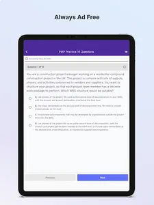 PMP Exam Simulator screenshot 13